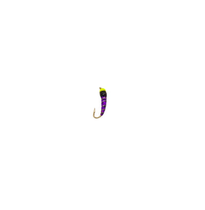Chartreuse BH/Purple/ Silver wire