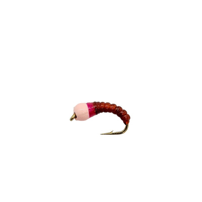 Salmon Bead Head Grub