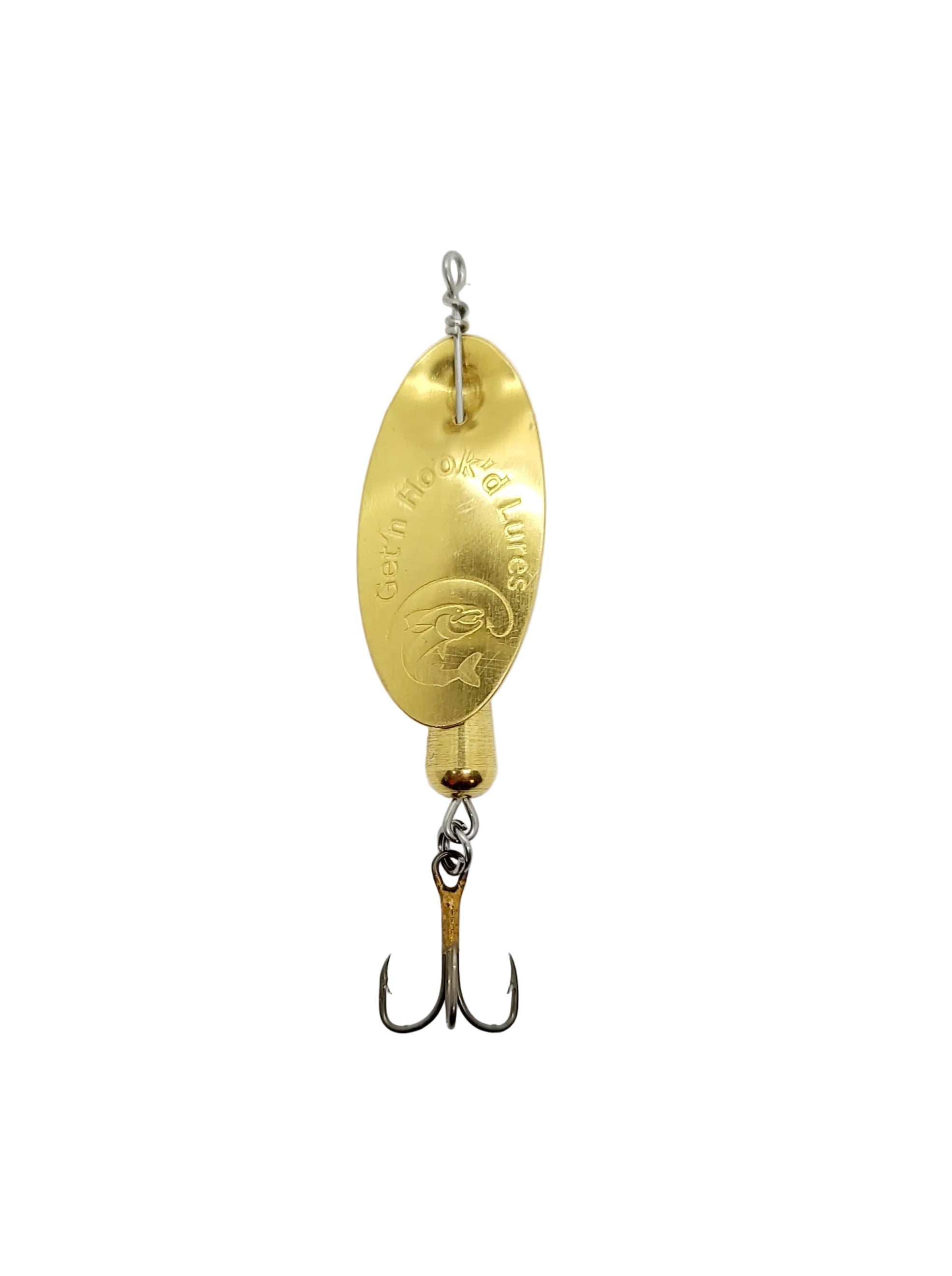 Get'n Hook'd Brass Sonic Spinner #6