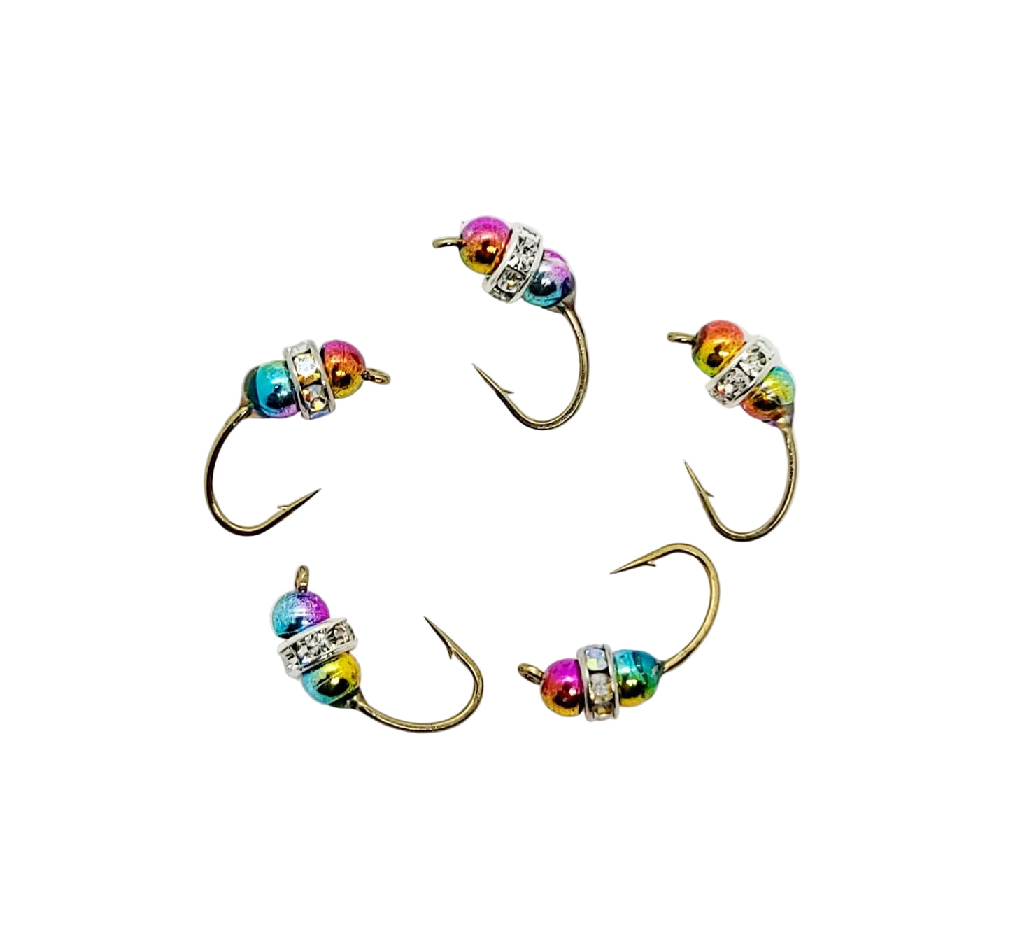 Tungsten Rainbow Bead Wedding Ring Jig