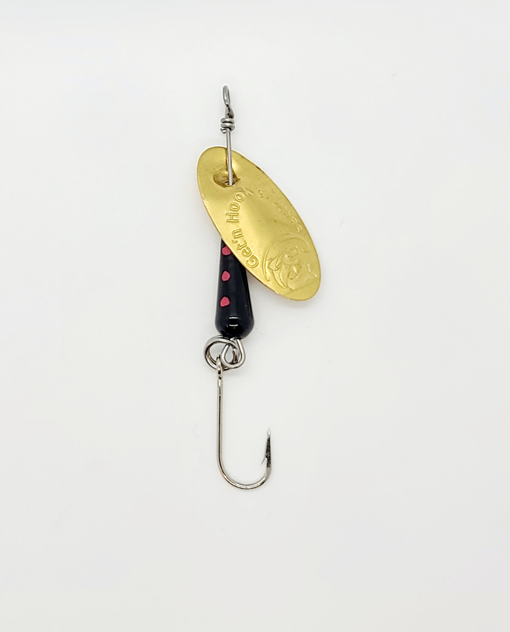 Get'n Hook'd Brass Spinner #4