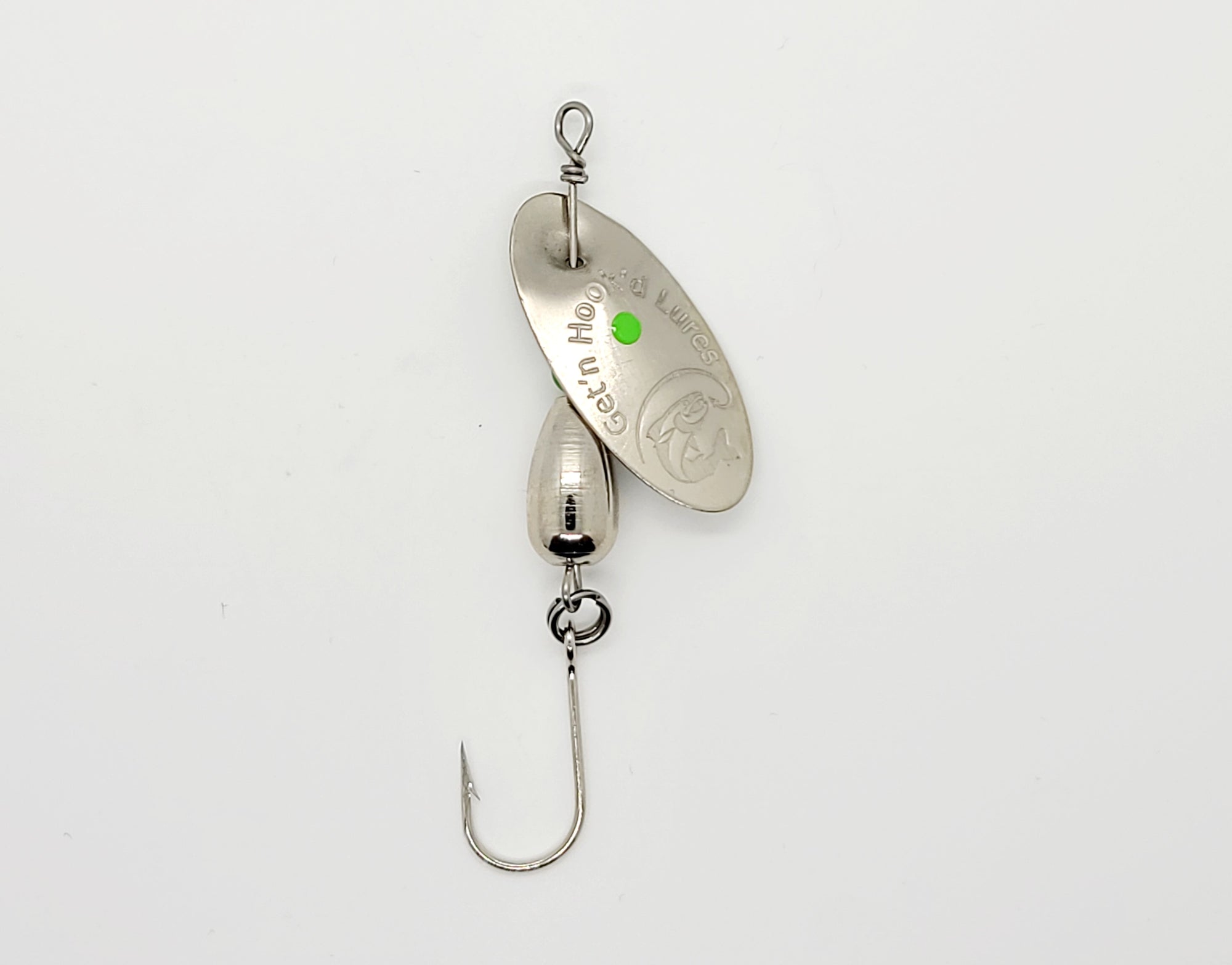 BRASS FRENCH BLADE SPINNER - LEAD FREE - Get'n Hook'd Lures