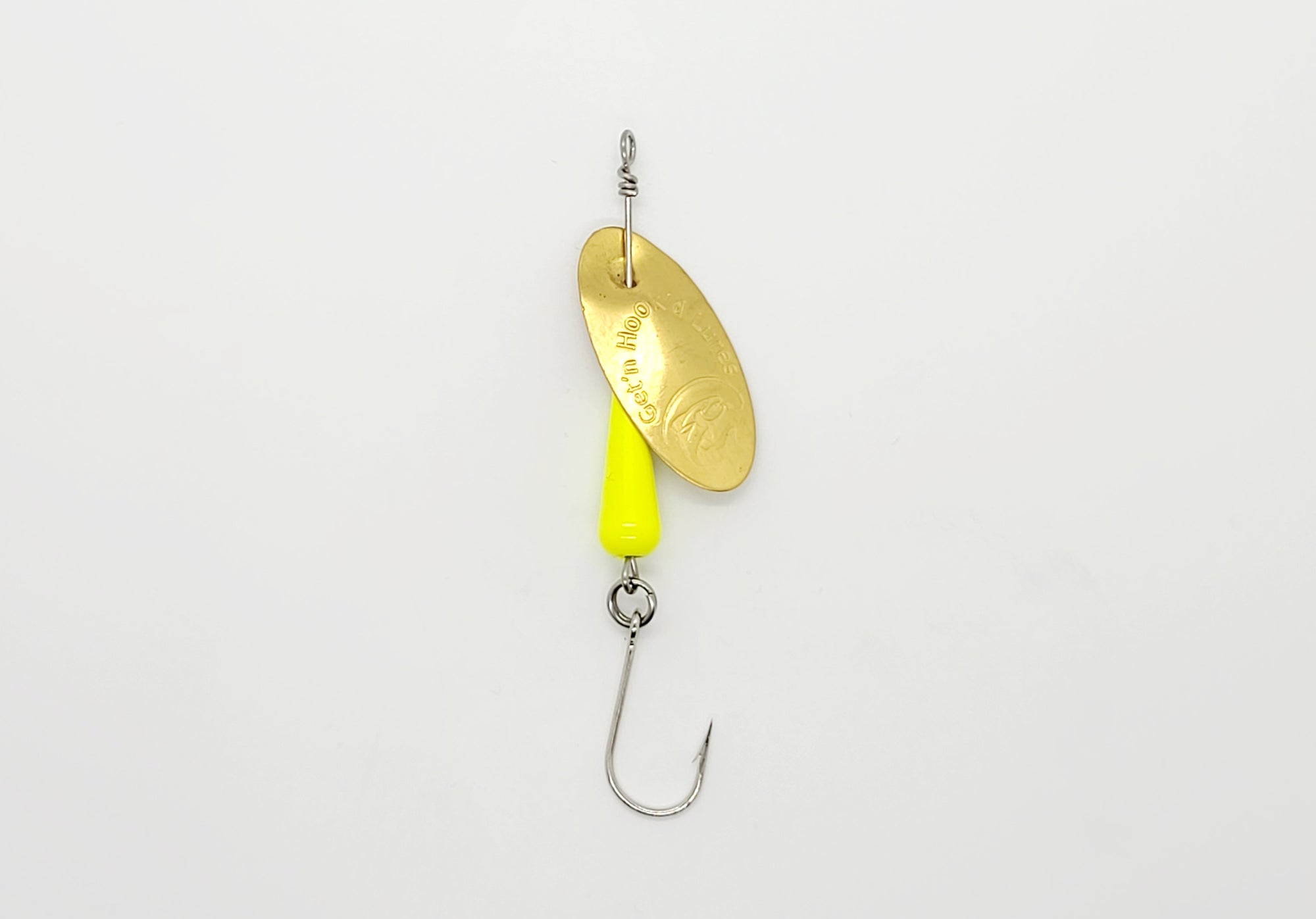 Get'n Hook'd Brass Spinner #4