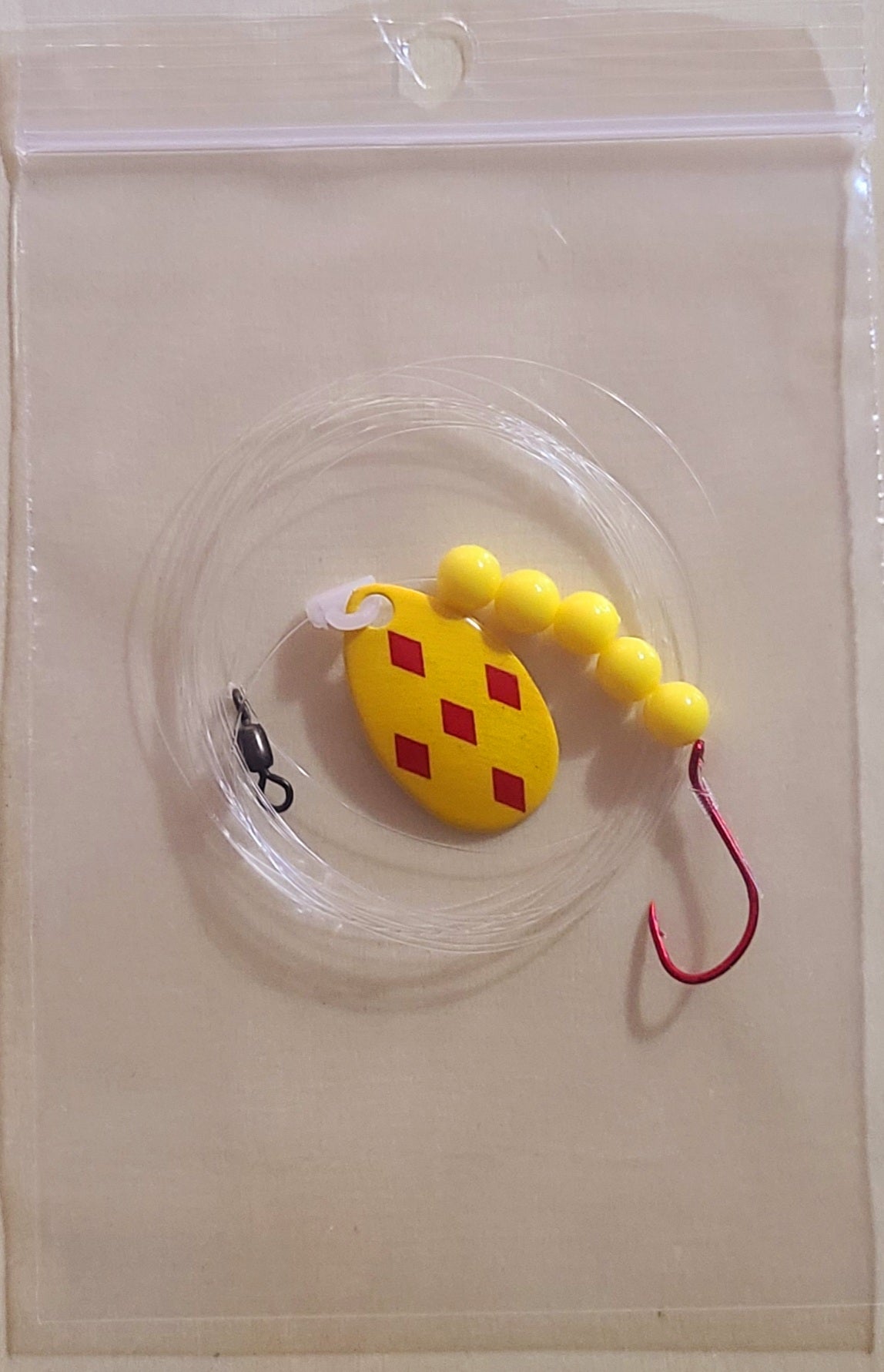 INDIANA SINGLE HOOK WORM HARNESS (#3)