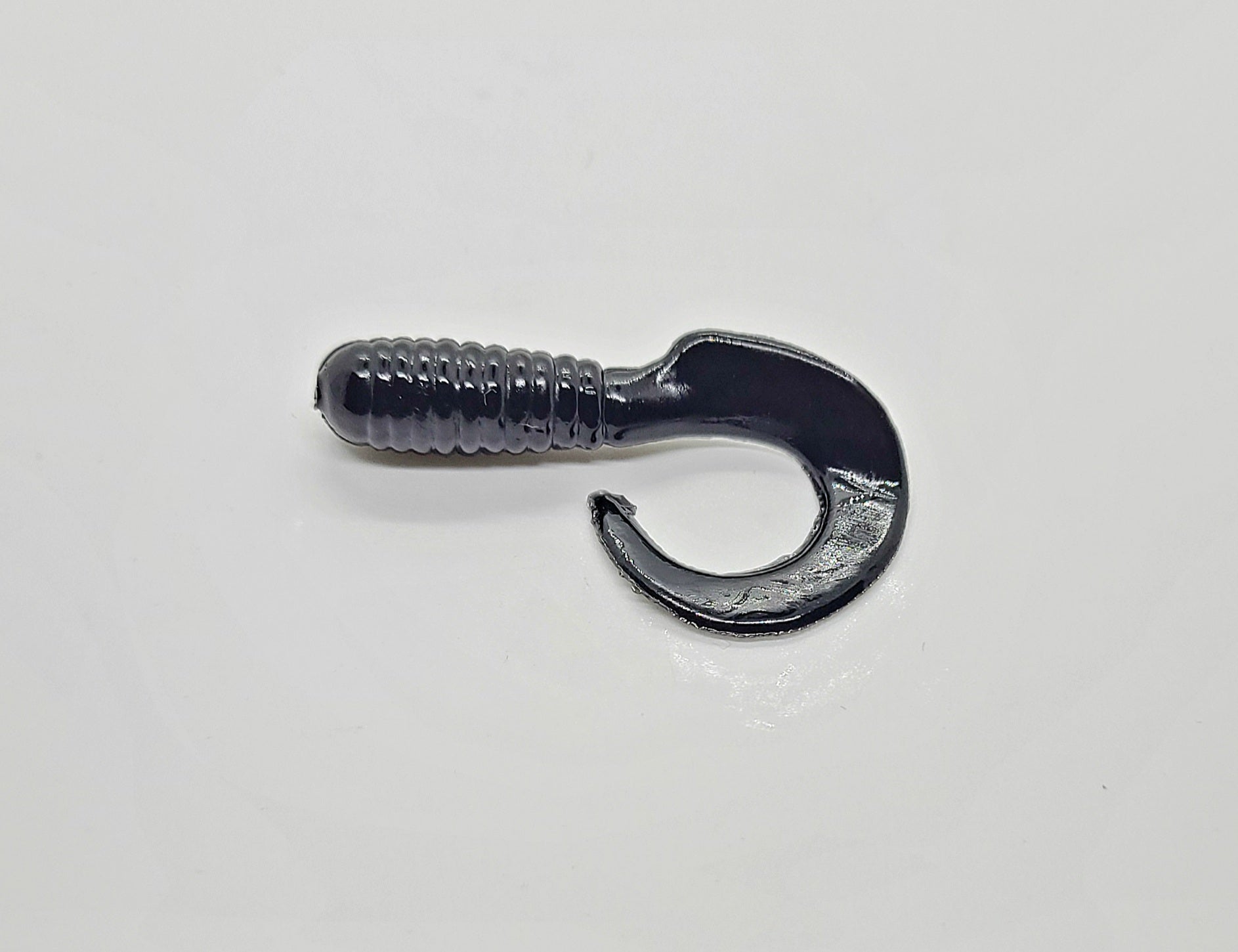 3" Black Grub