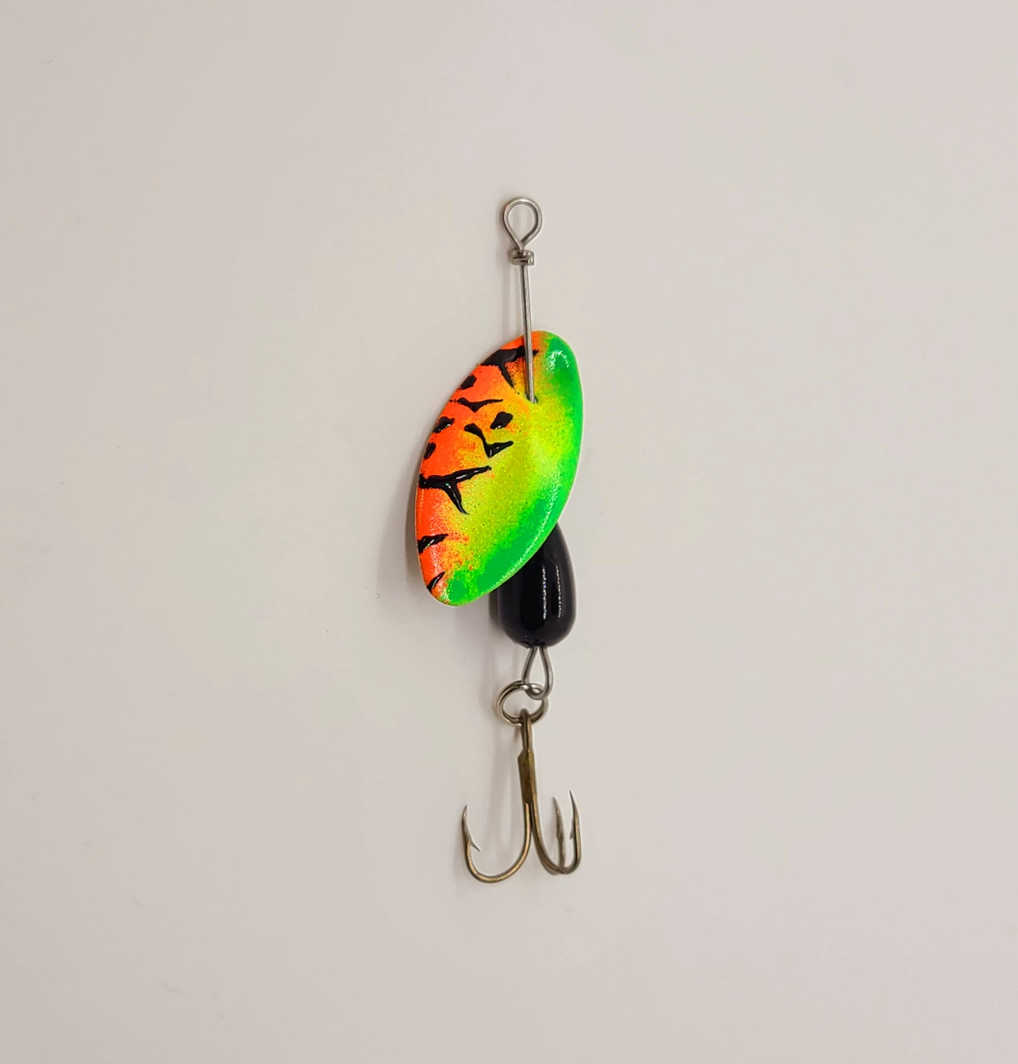 Kat's Fire-Tiger Sonic Spinner - Lead Free - Get'n Hook'd Lures