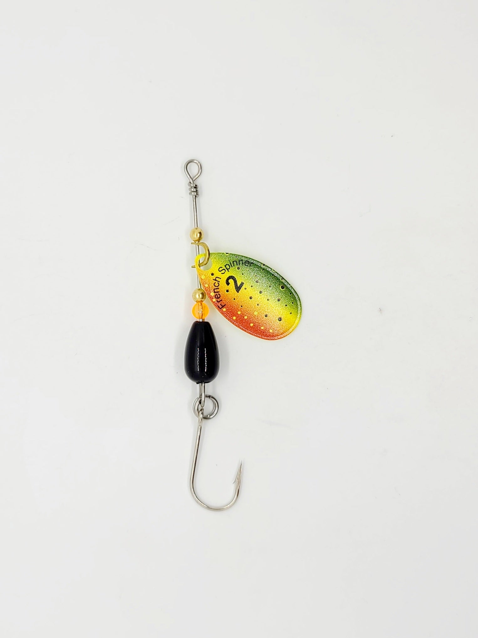 French Blade Fire Tiger Trout Spinner (#2) - Get'n Hook'd Lures