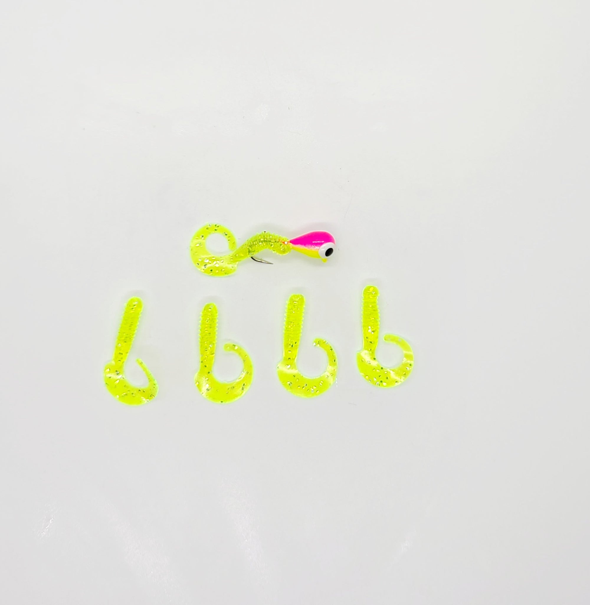 Tungsten Glow Ice Grubs