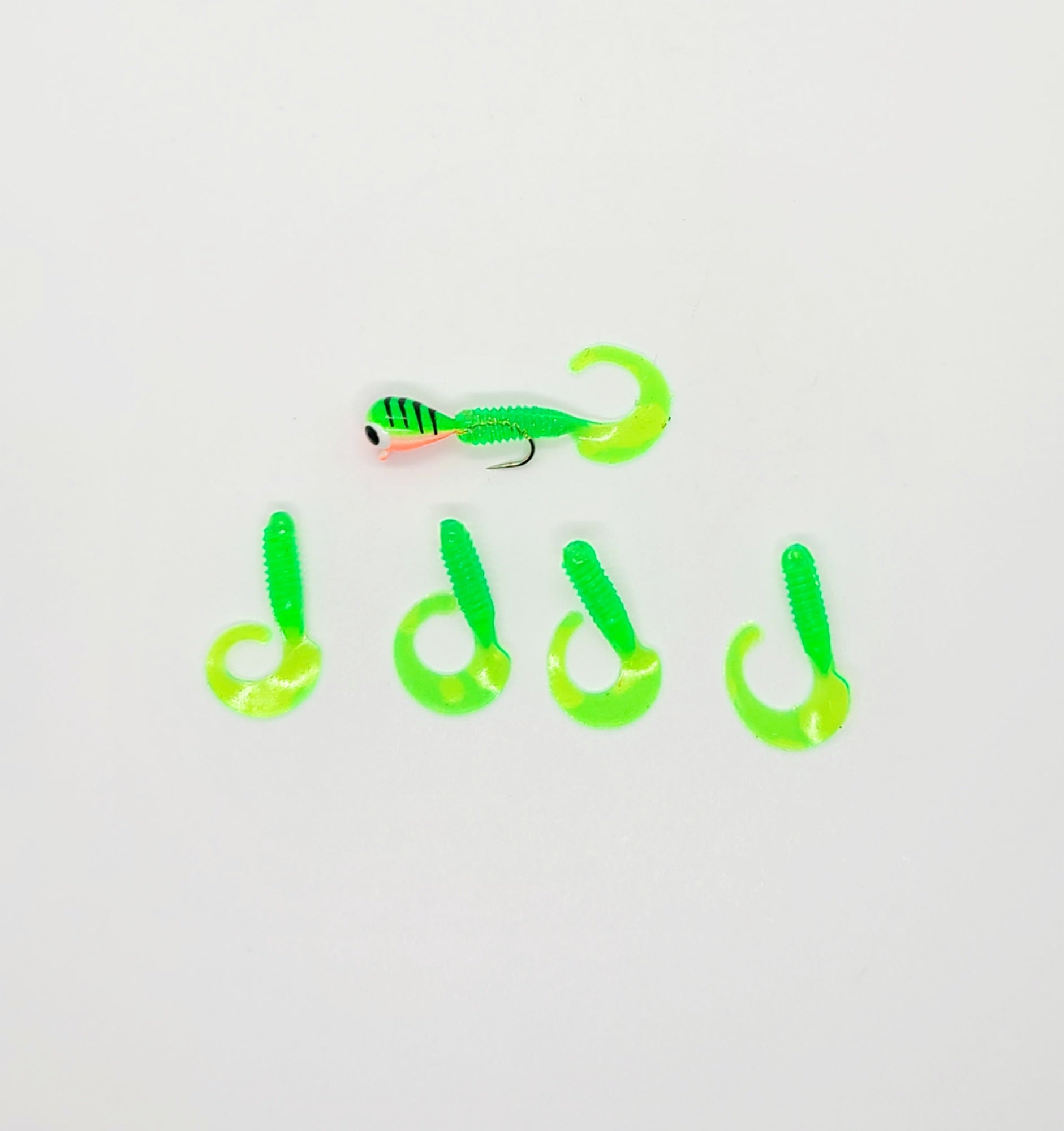 Tungsten Glow Ice Grubs