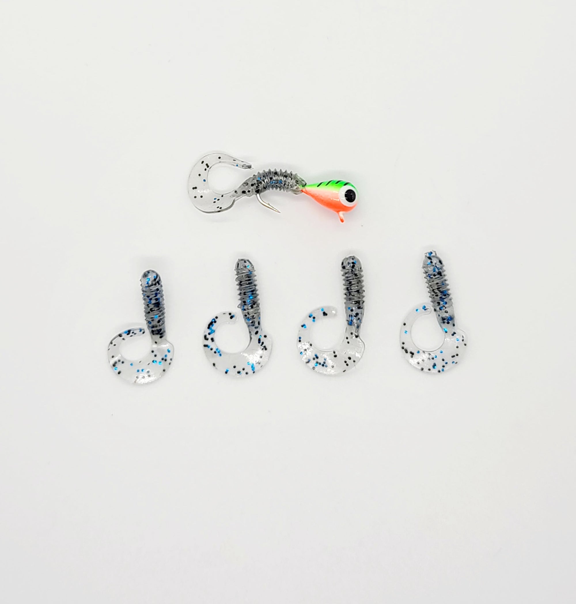 Tungsten Glow Ice Grubs