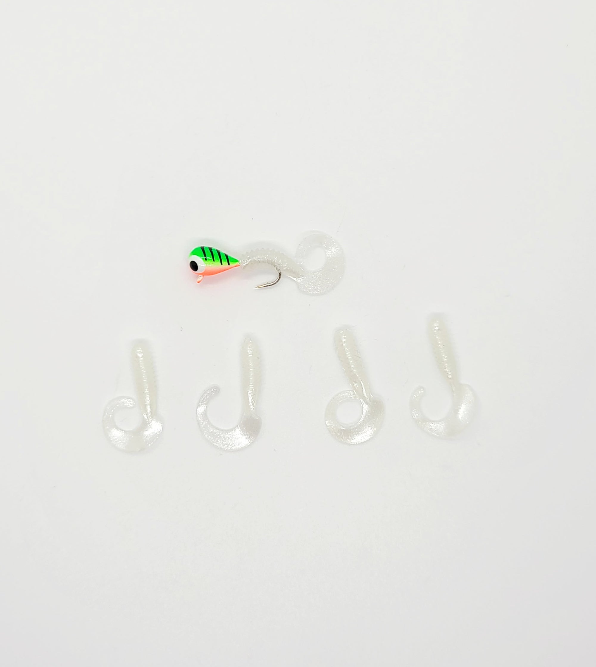 Tungsten Glow Ice Grubs