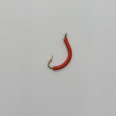12 red wire worm size 12 wide gap hook