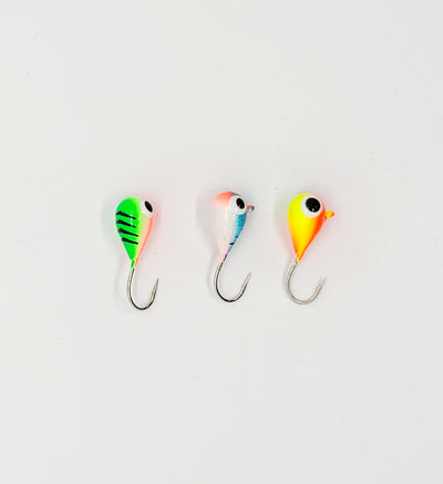 Tungsten Glow Ice Jig 6mm (3 pack)