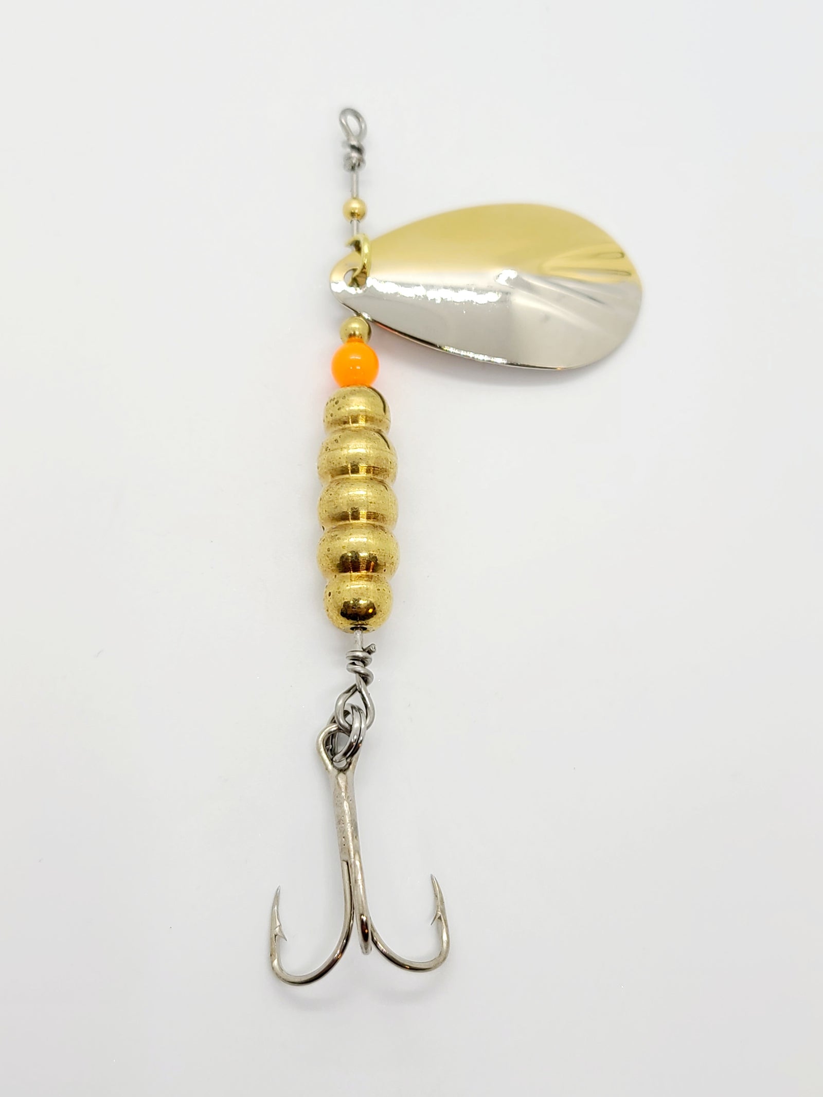 Fluted Indiana Gold/Nickel Spinner