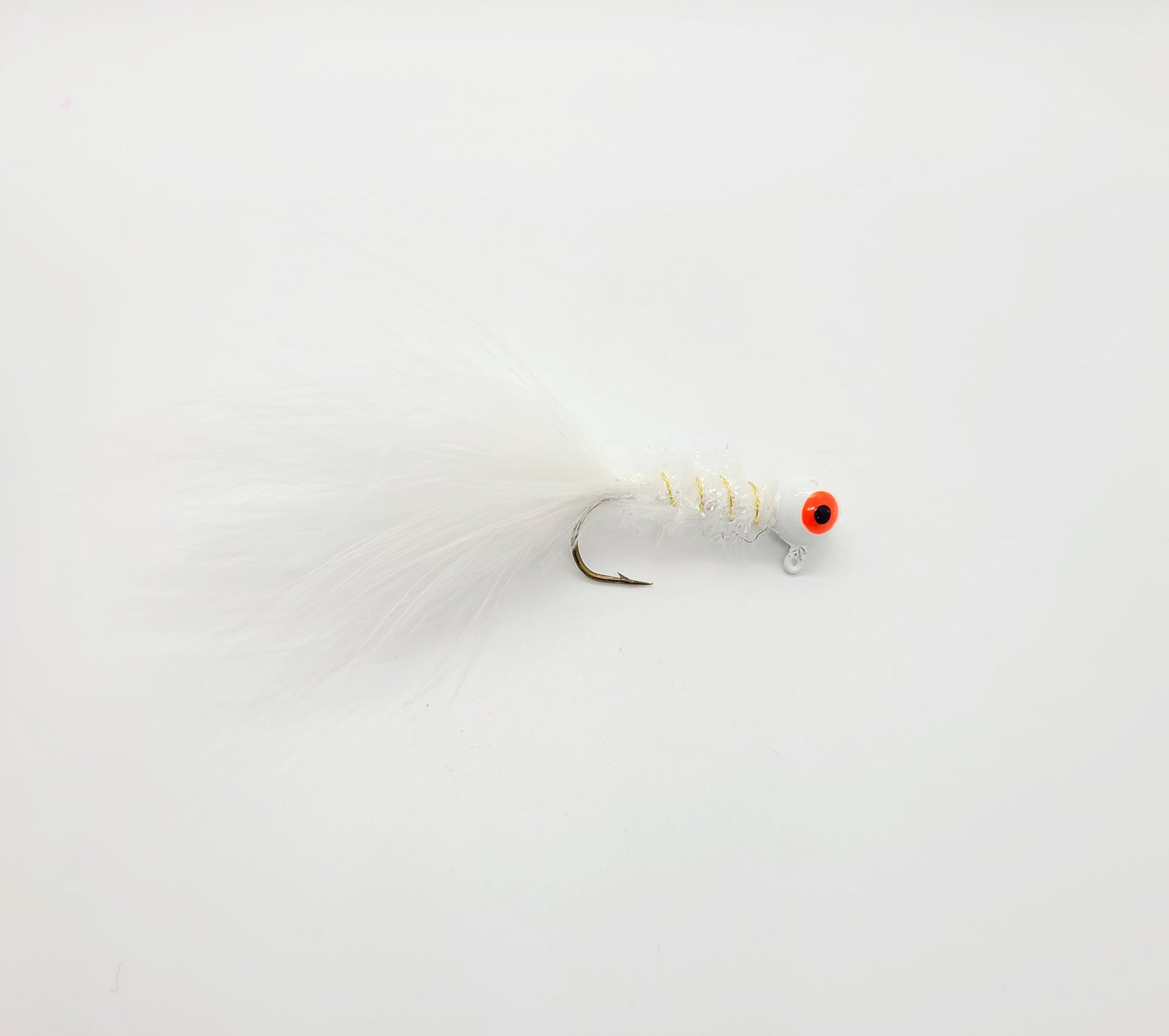 WHITE MARABOU JIG 1/8 OZ