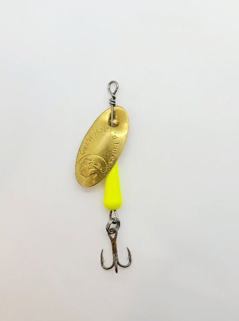 Get'n Hook'd Brass Spinner #5
