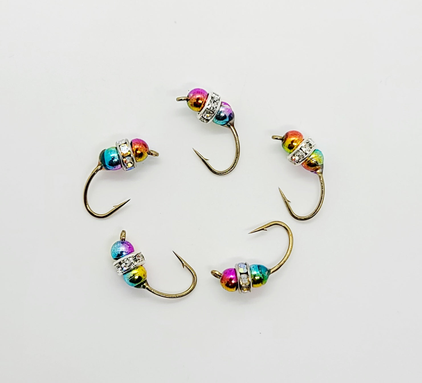 Tungsten Rainbow Bead Wedding Ring Jig