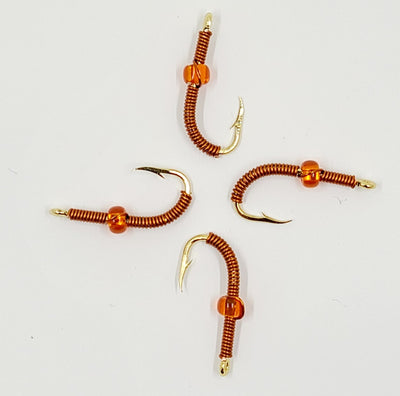 Wire Worm Gold Hook Size 6