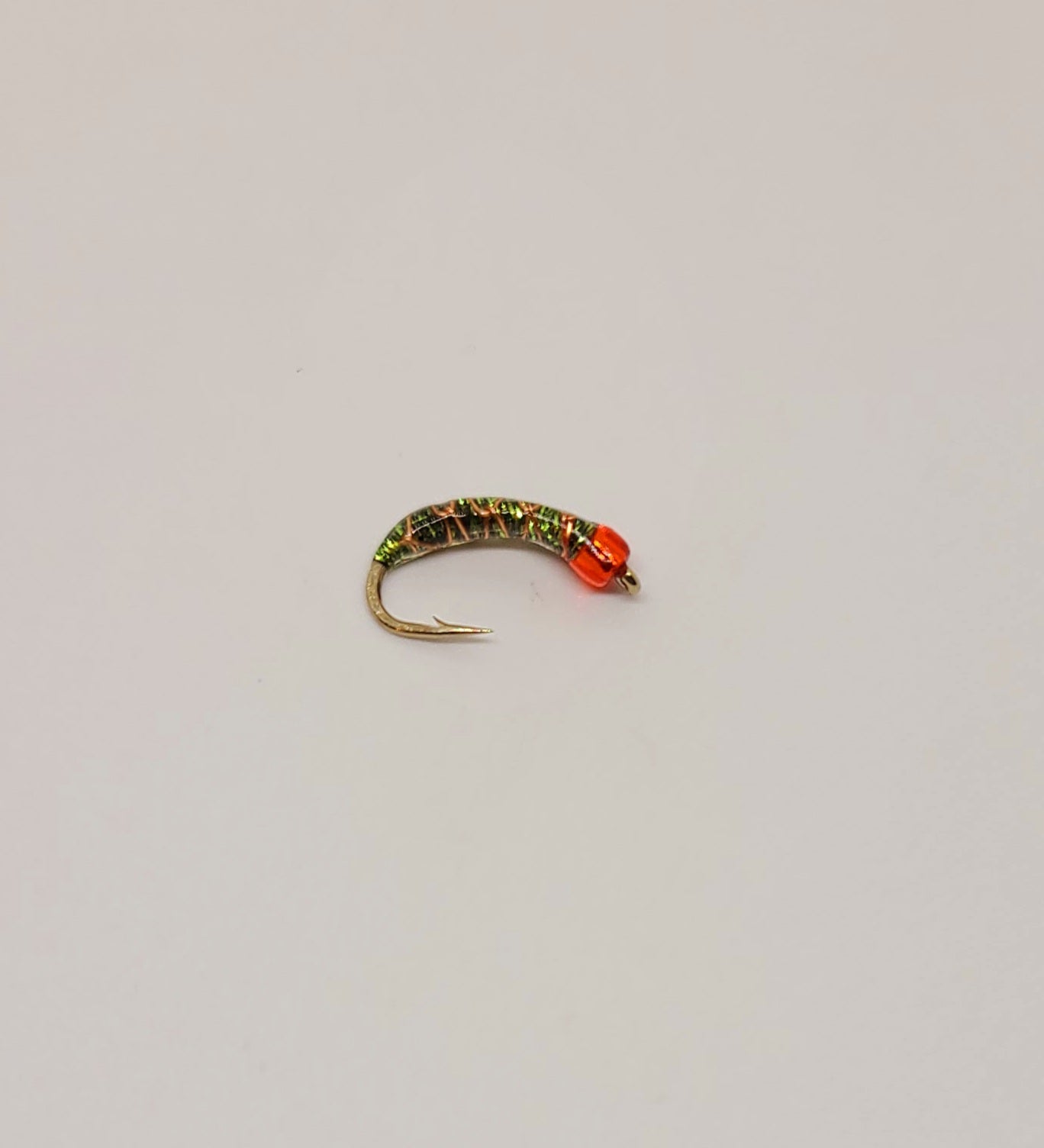 WOVEN LARVA BEAD HEAD SCUD 10